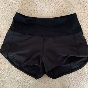 Lululemon high waisted speed short
